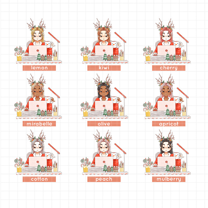 Busy| Joy to the Dolly World | Collection Stickers | c338