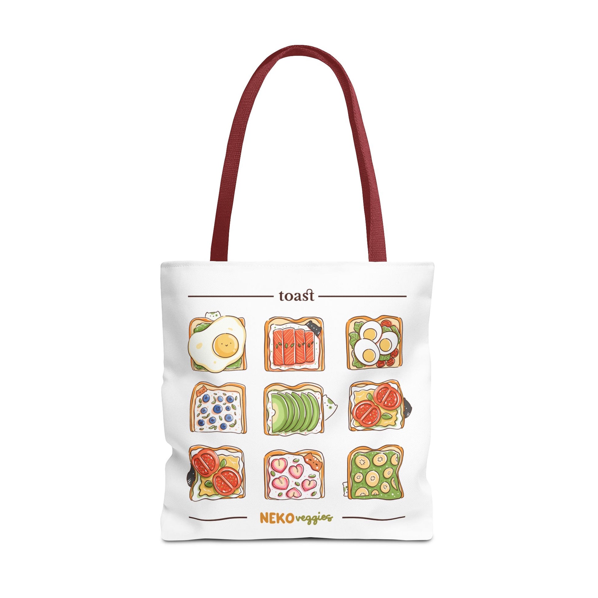Charming Illustrated Tote Bag - Perfect for Foodies, Tea Lovers, Market Days, Gift Ideas, Home Decor | Merch