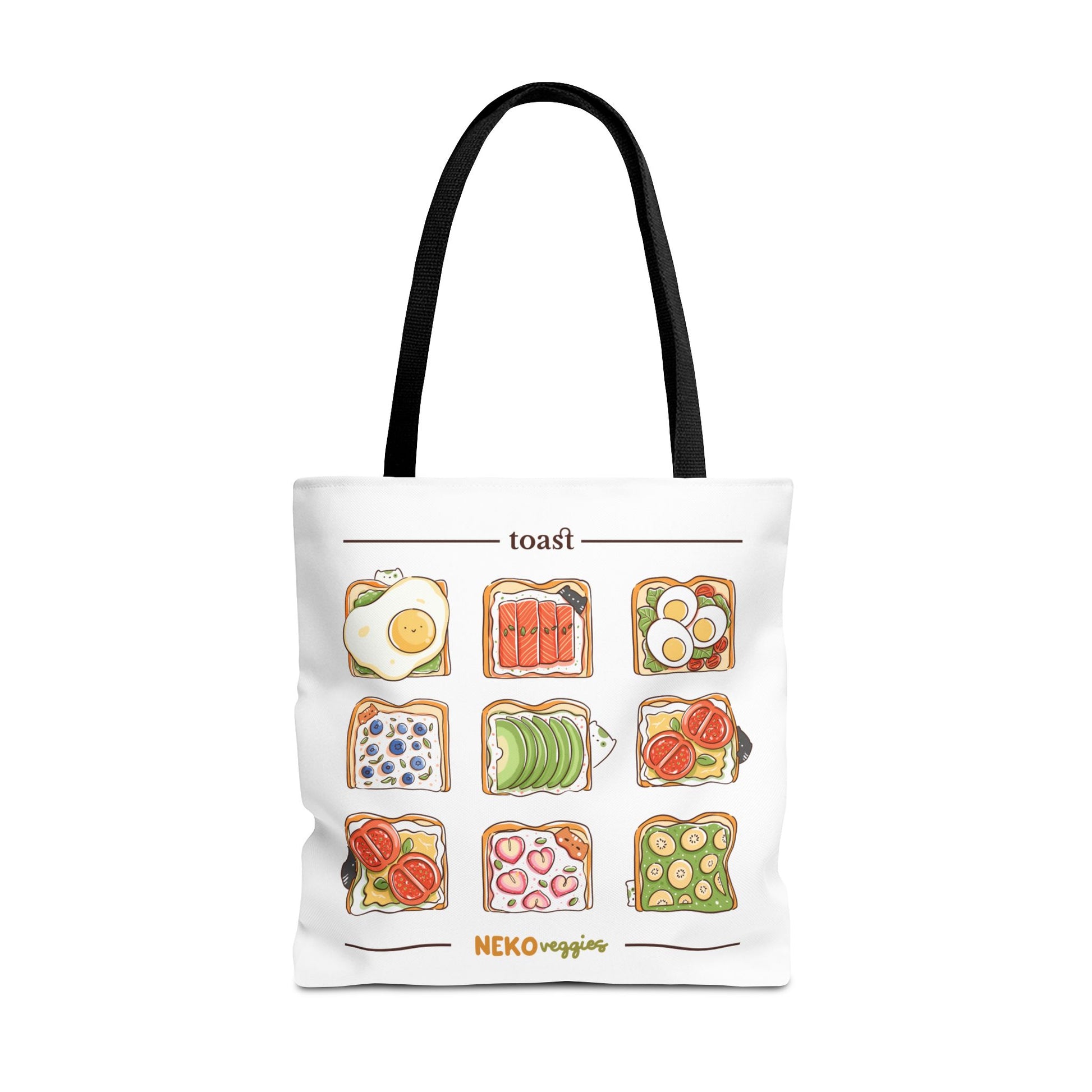 Charming Illustrated Tote Bag - Perfect for Foodies, Tea Lovers, Market Days, Gift Ideas, Home Decor | Merch