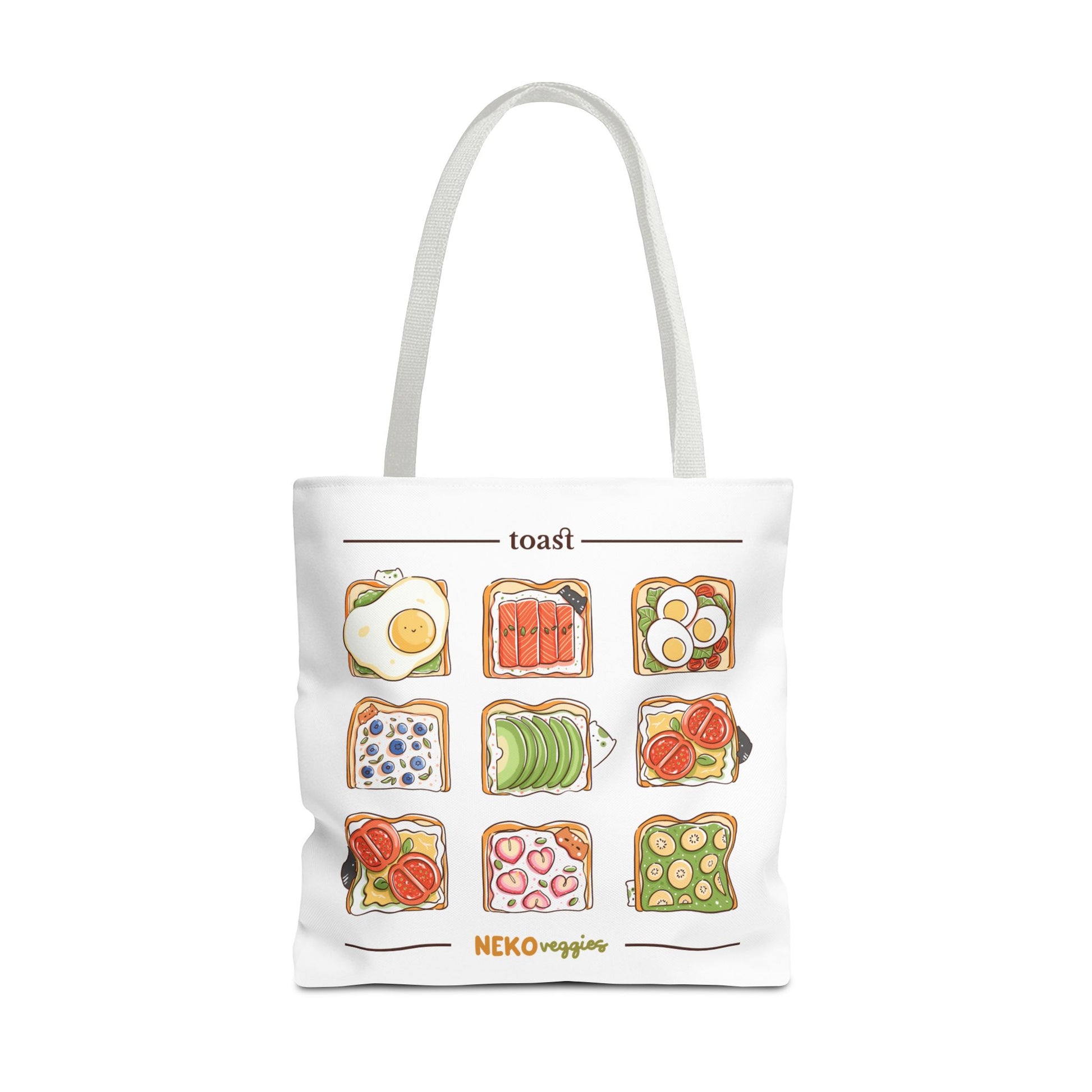 Charming Illustrated Tote Bag - Perfect for Foodies, Tea Lovers, Market Days, Gift Ideas, Home Decor | Merch