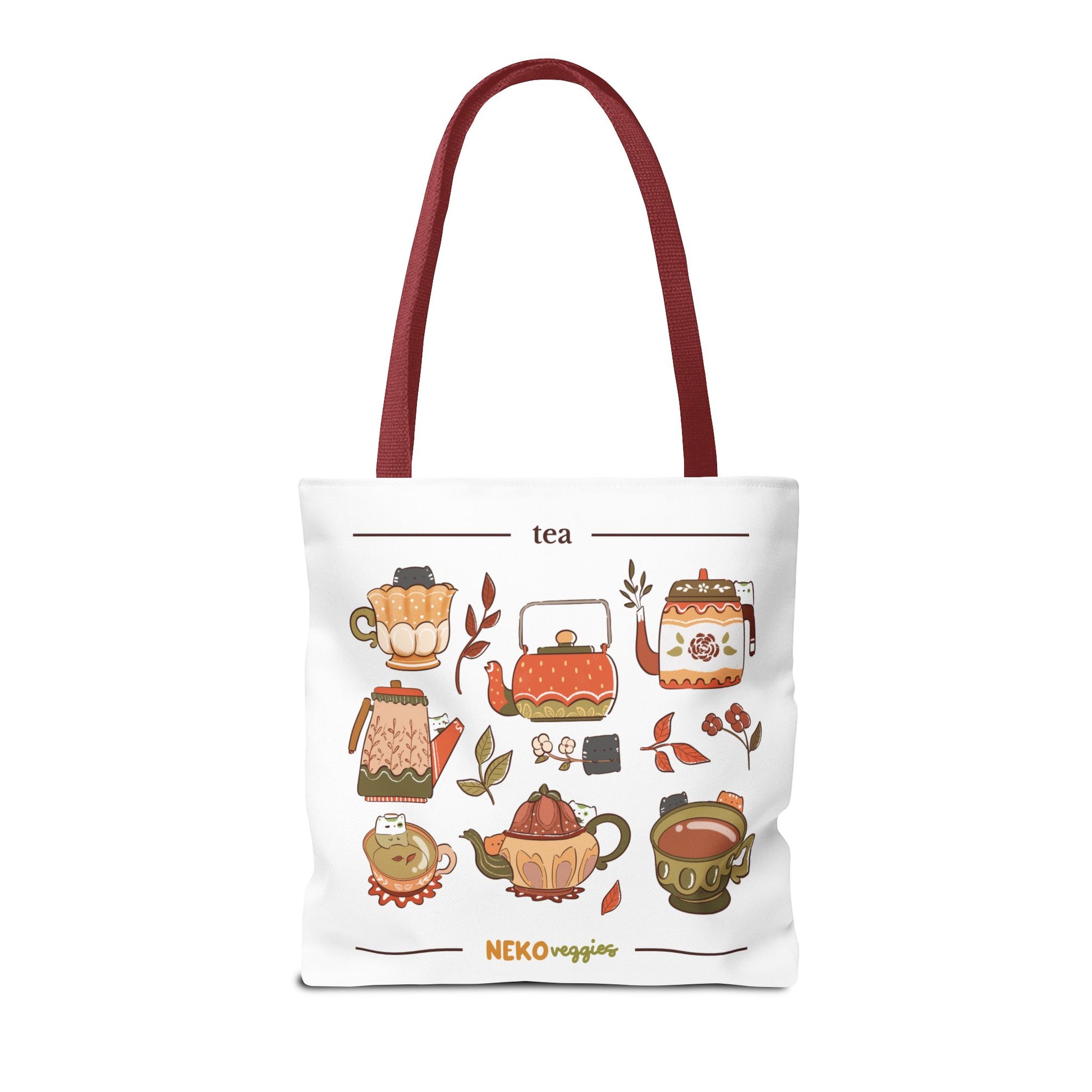 Charming Illustrated Tote Bag - Perfect for Foodies, Tea Lovers, Market Days, Gift Ideas, Home Decor | Merch