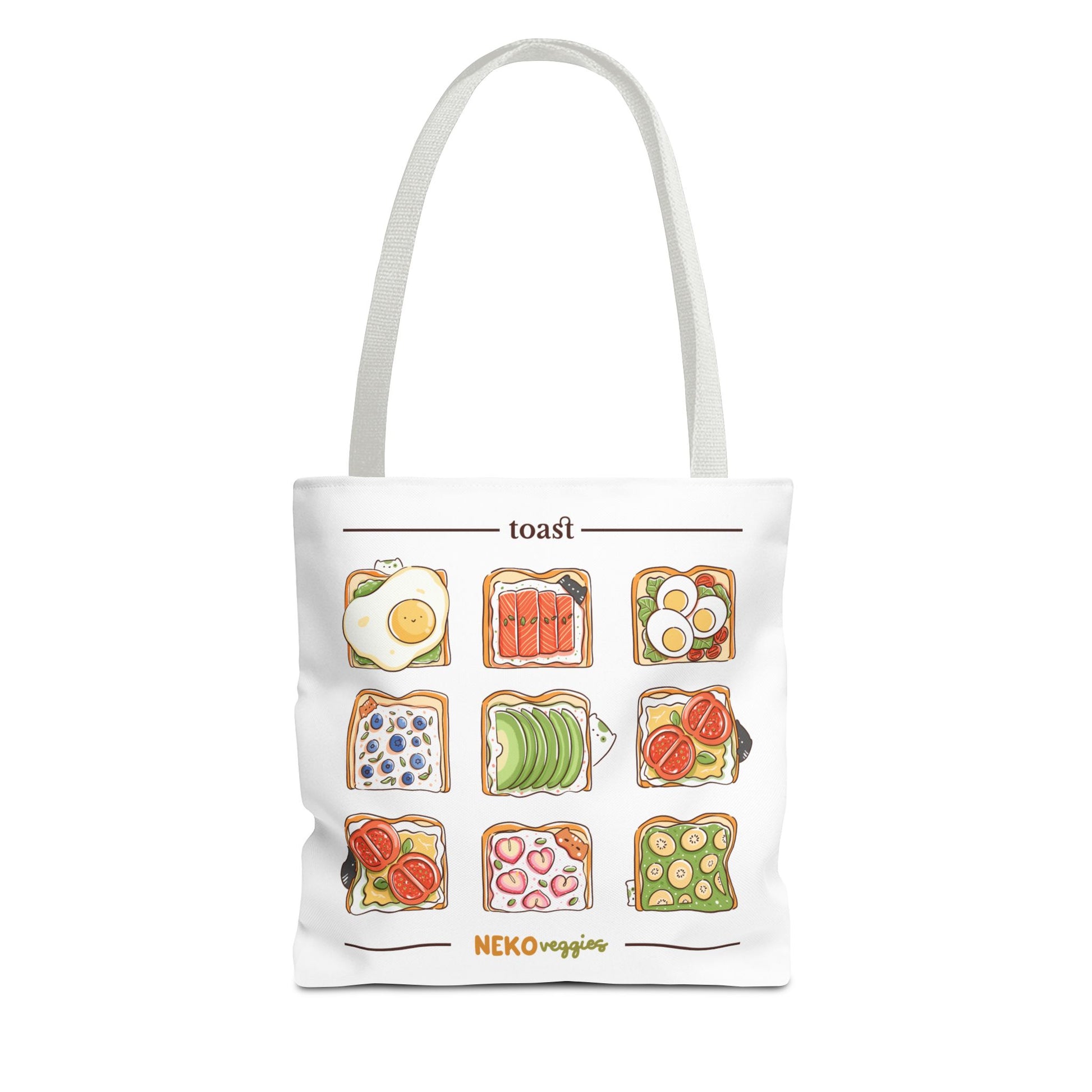 Charming Illustrated Tote Bag - Perfect for Foodies, Tea Lovers, Market Days, Gift Ideas, Home Decor | Merch