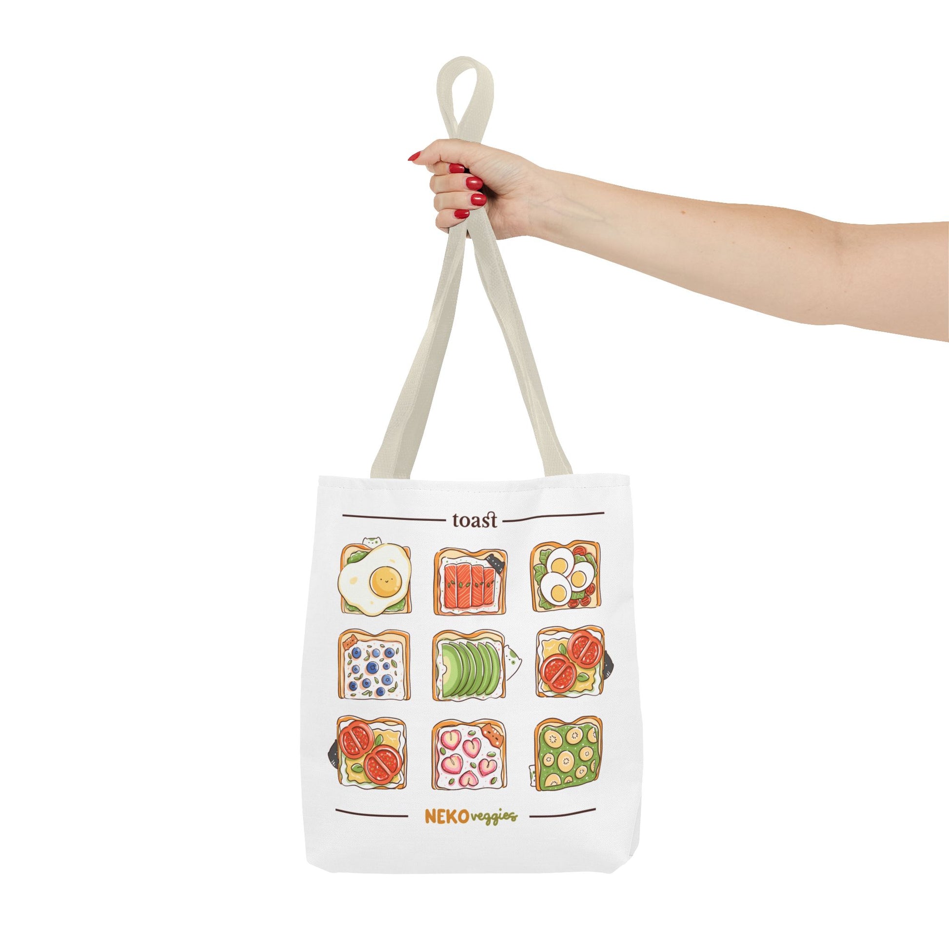 Charming Illustrated Tote Bag - Perfect for Foodies, Tea Lovers, Market Days, Gift Ideas, Home Decor | Merch
