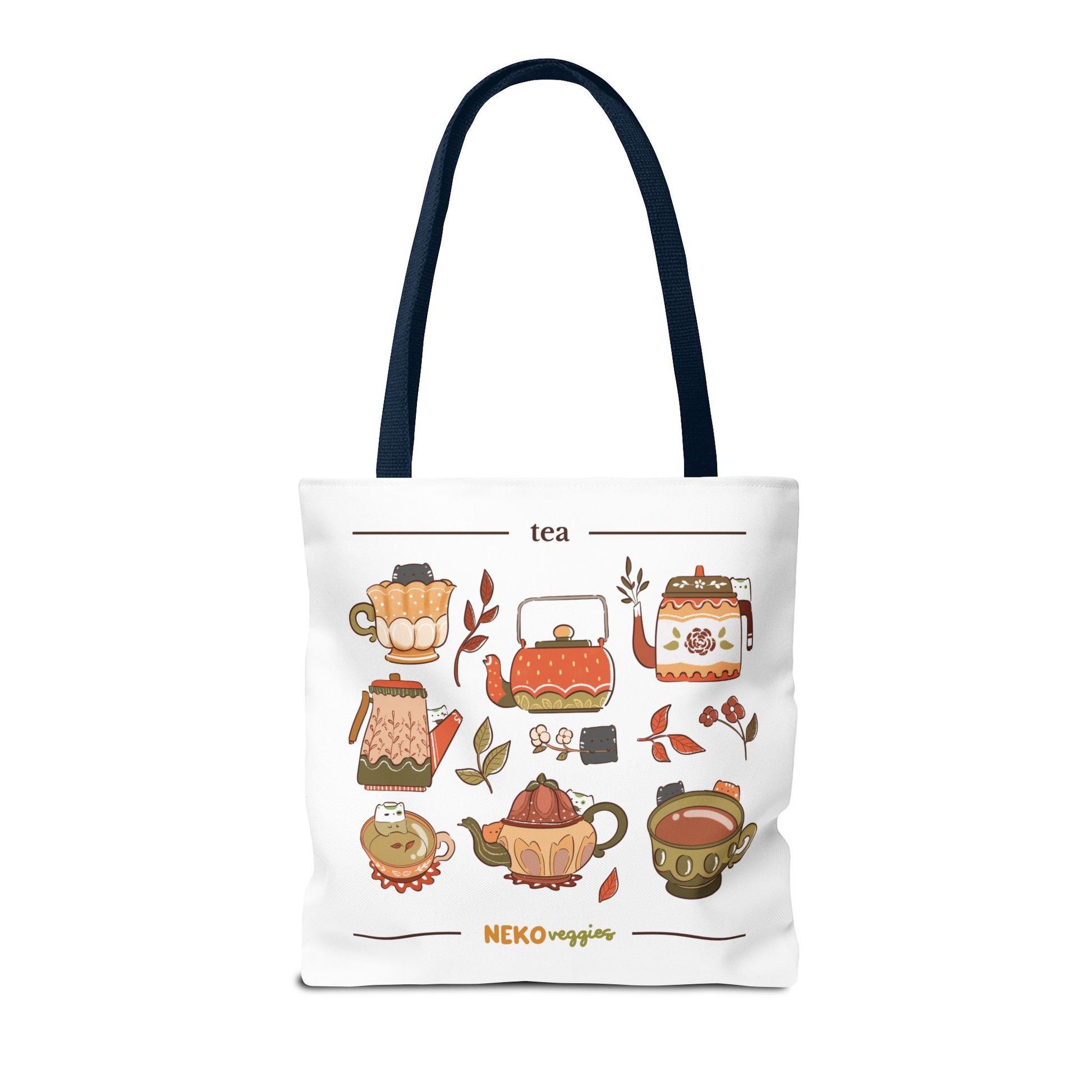 Charming Illustrated Tote Bag - Perfect for Foodies, Tea Lovers, Market Days, Gift Ideas, Home Decor | Merch