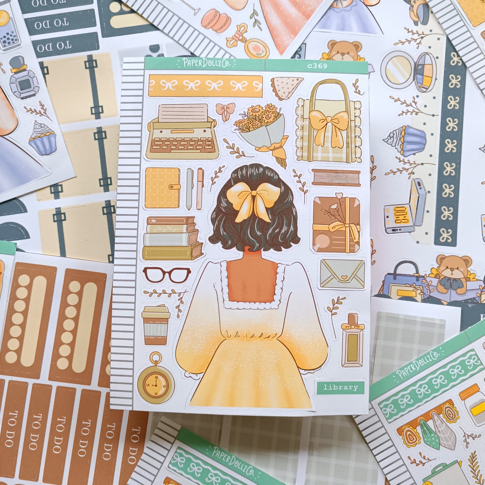 Library | Crowning Glory | Collection Stickers | C369