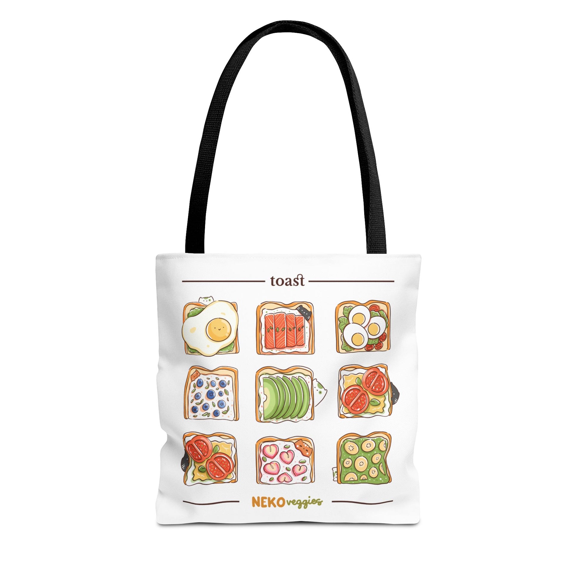 Charming Illustrated Tote Bag - Perfect for Foodies, Tea Lovers, Market Days, Gift Ideas, Home Decor | Merch