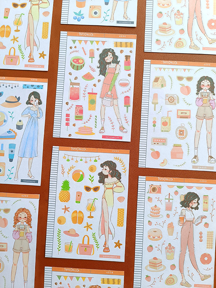 Strawberry | Sweet Summer | Collections Stickers | C203
