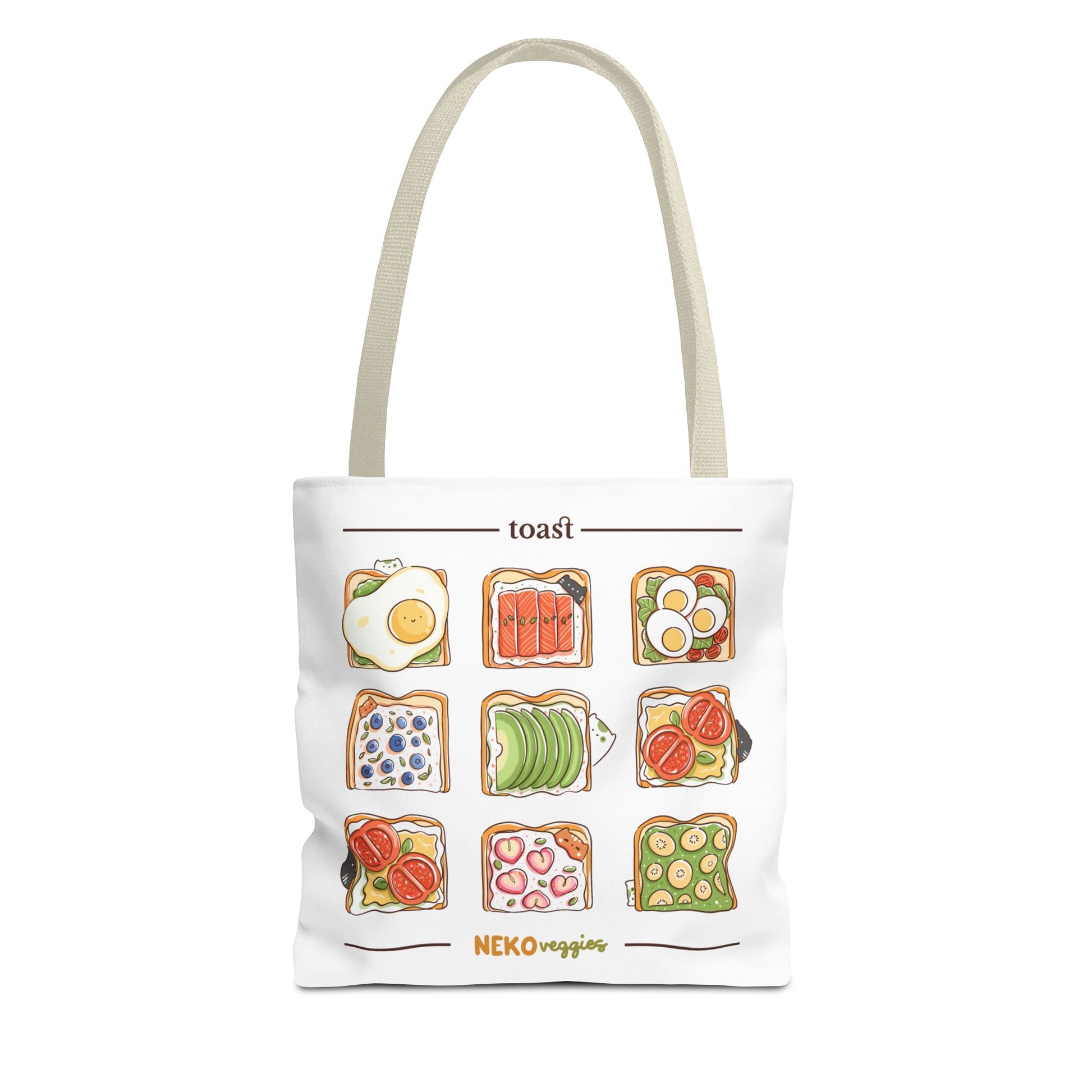 Charming Illustrated Tote Bag - Perfect for Foodies, Tea Lovers, Market Days, Gift Ideas, Home Decor | Merch