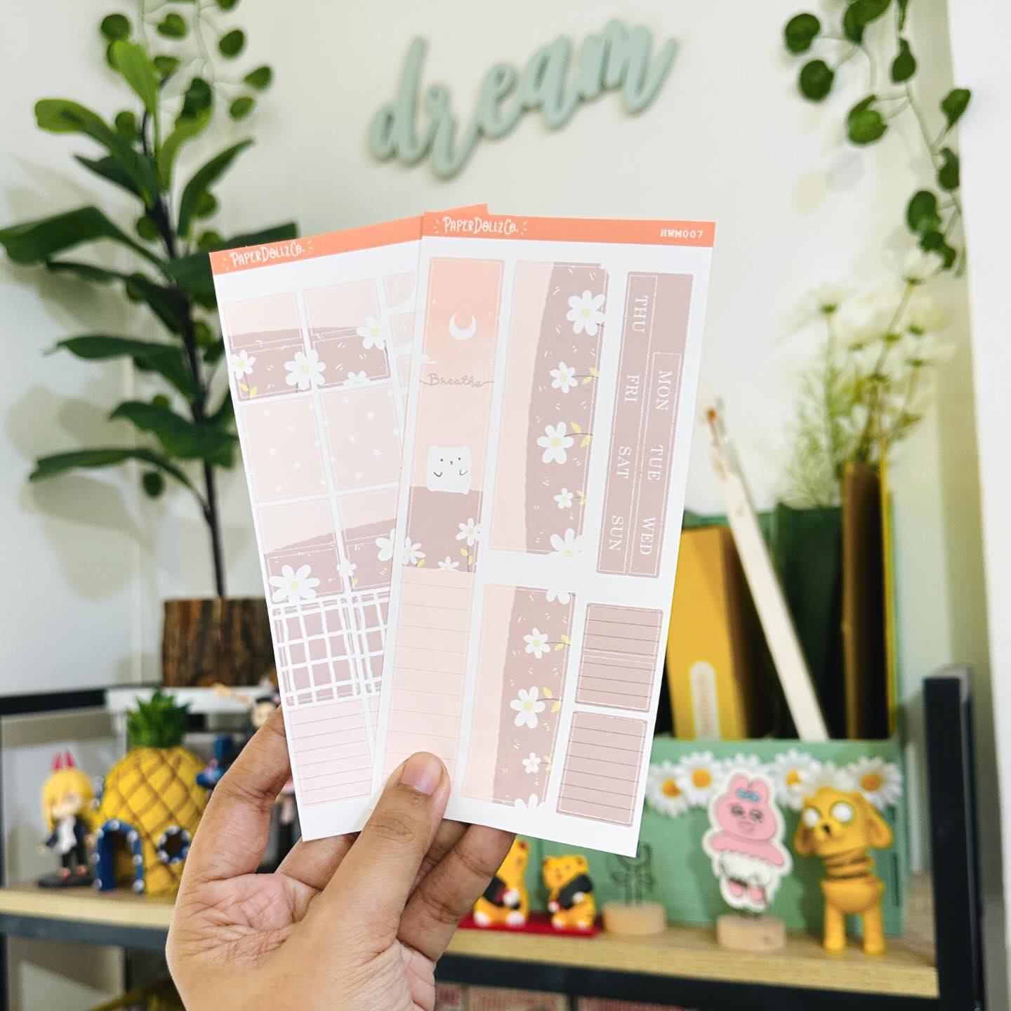 Pastel Hobonichi Weeks Monthly Stickers ( set of 2 ) - hwm007