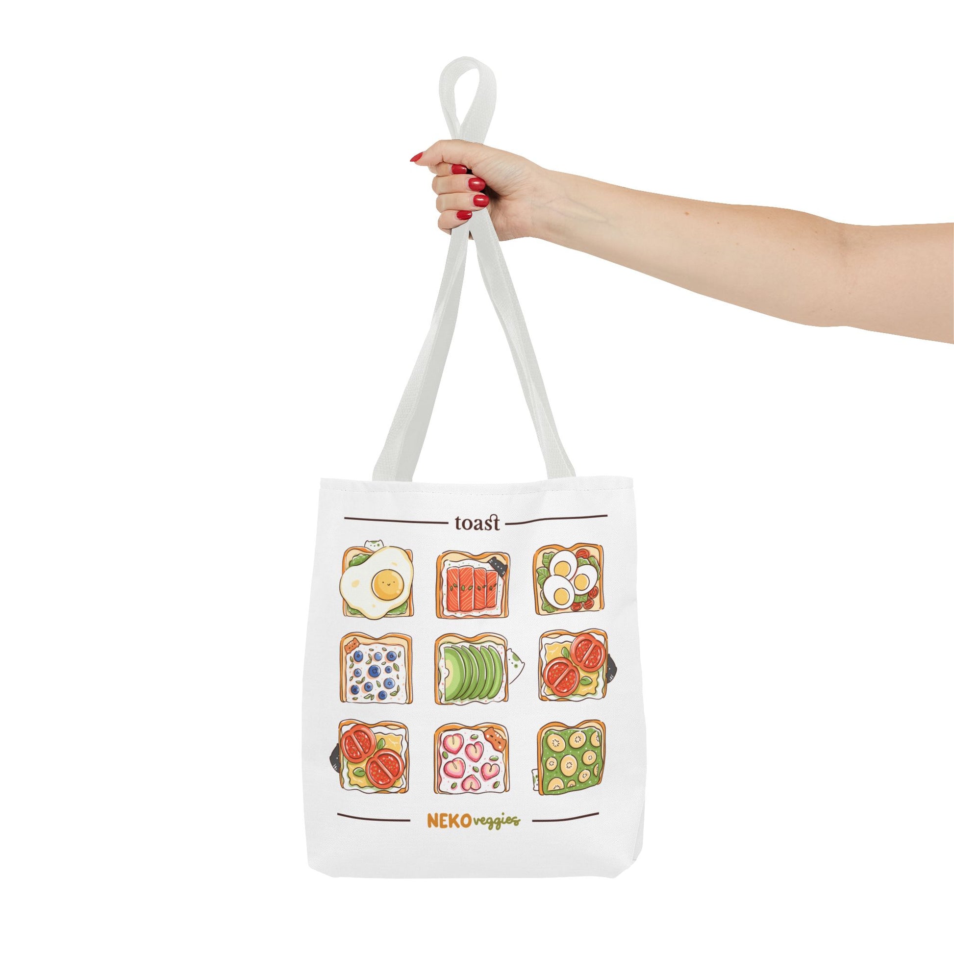 Charming Illustrated Tote Bag - Perfect for Foodies, Tea Lovers, Market Days, Gift Ideas, Home Decor | Merch