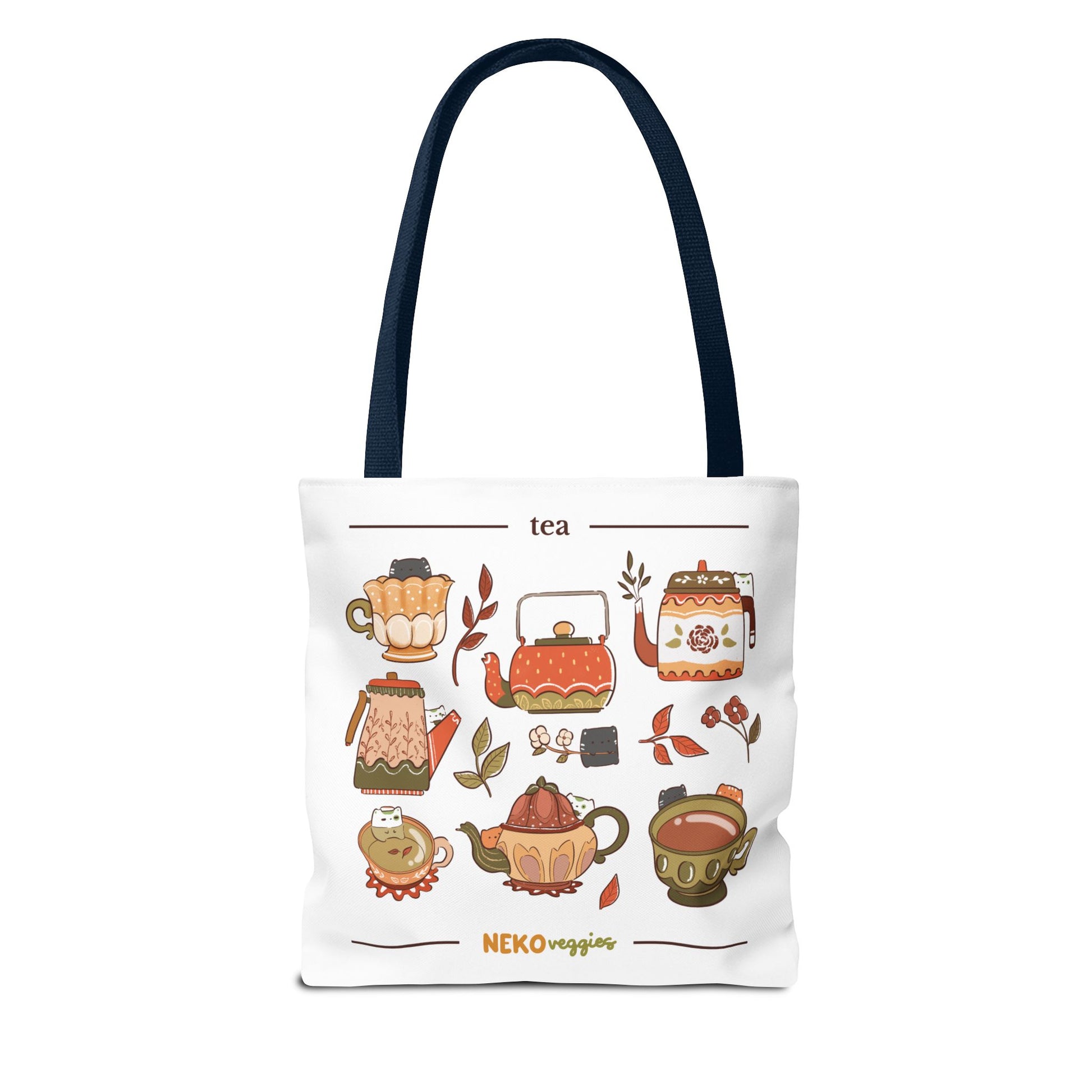 Charming Illustrated Tote Bag - Perfect for Foodies, Tea Lovers, Market Days, Gift Ideas, Home Decor | Merch