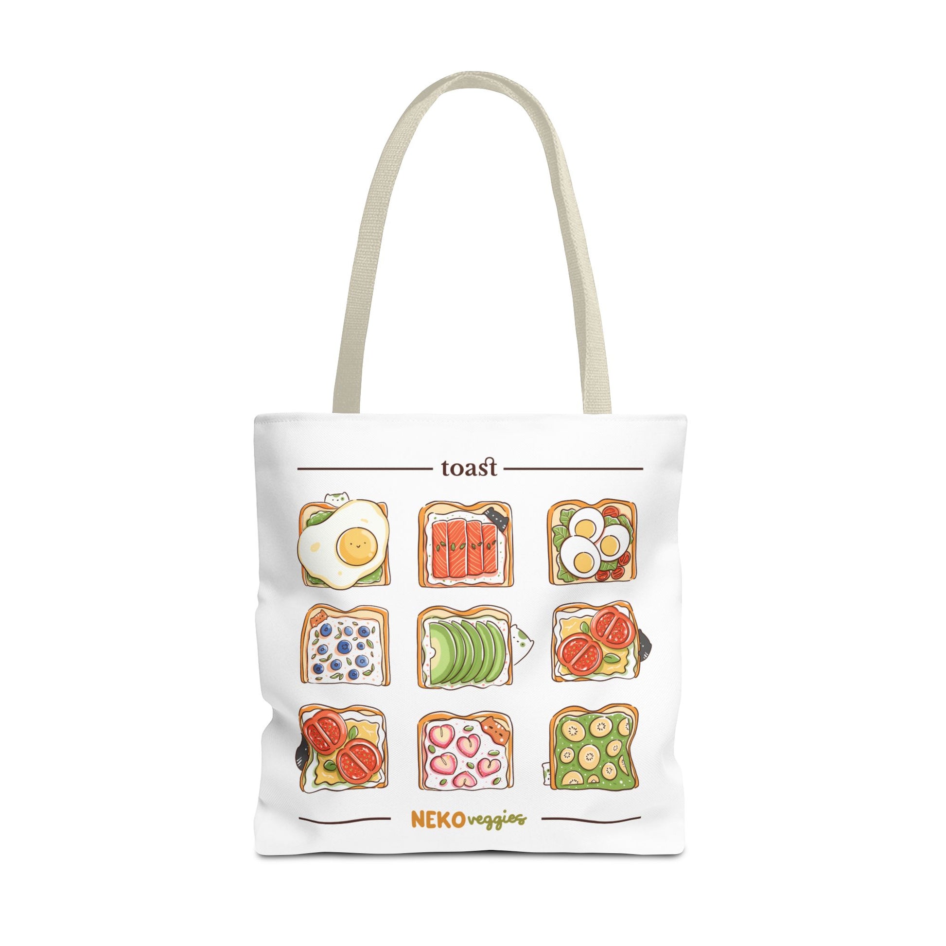 Charming Illustrated Tote Bag - Perfect for Foodies, Tea Lovers, Market Days, Gift Ideas, Home Decor | Merch