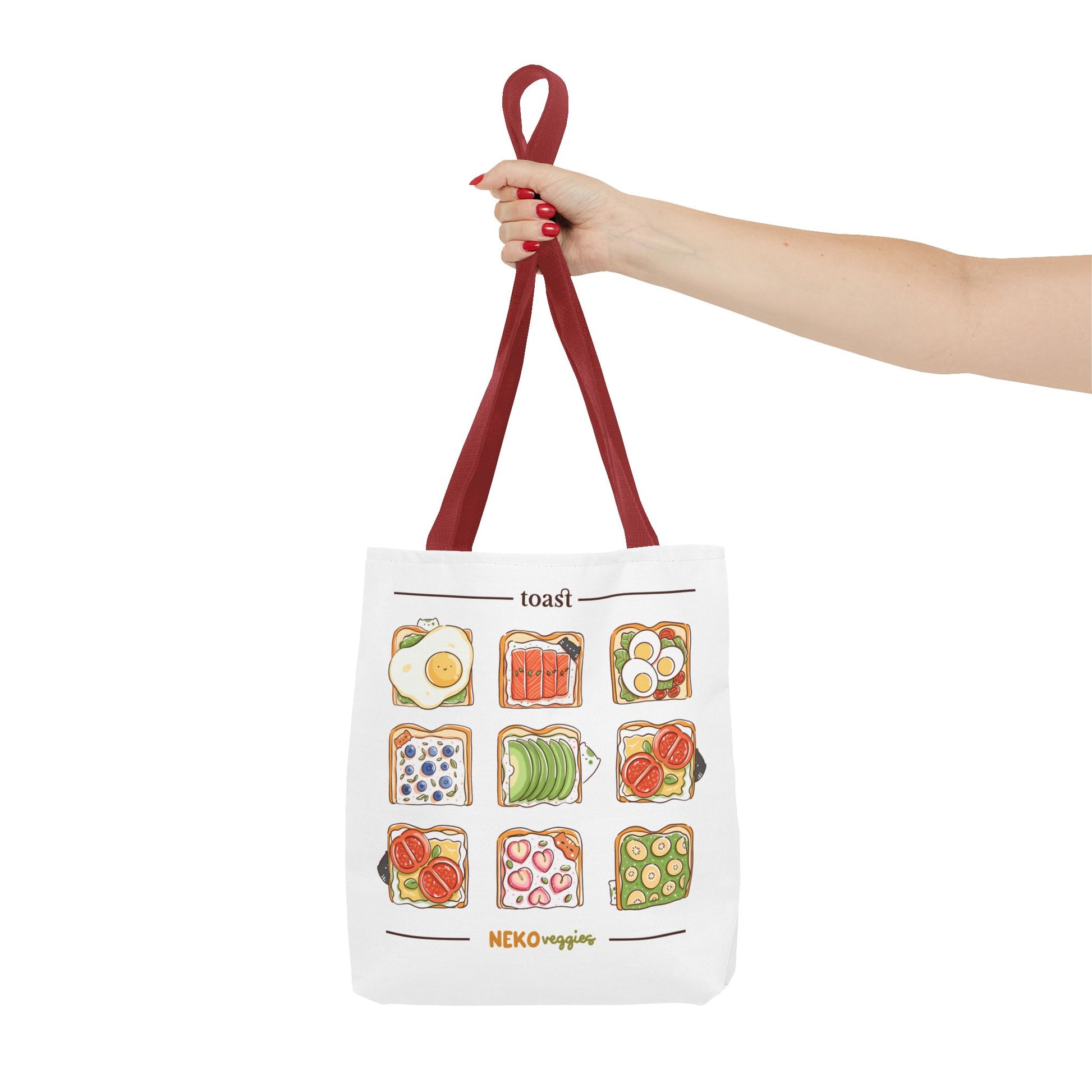 Charming Illustrated Tote Bag - Perfect for Foodies, Tea Lovers, Market Days, Gift Ideas, Home Decor | Merch
