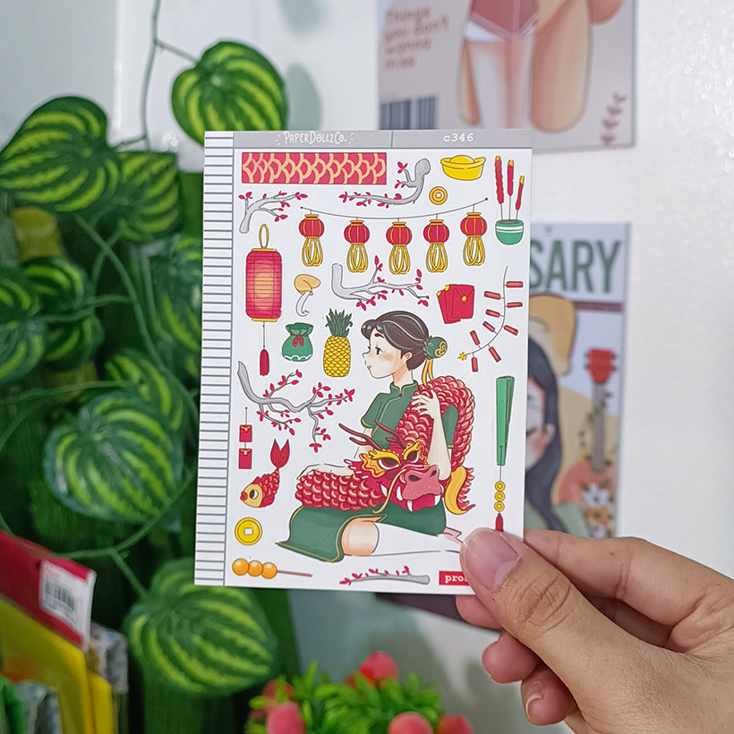 Prosperous | Year of the Rising Dragon | Collection Stickers | C346