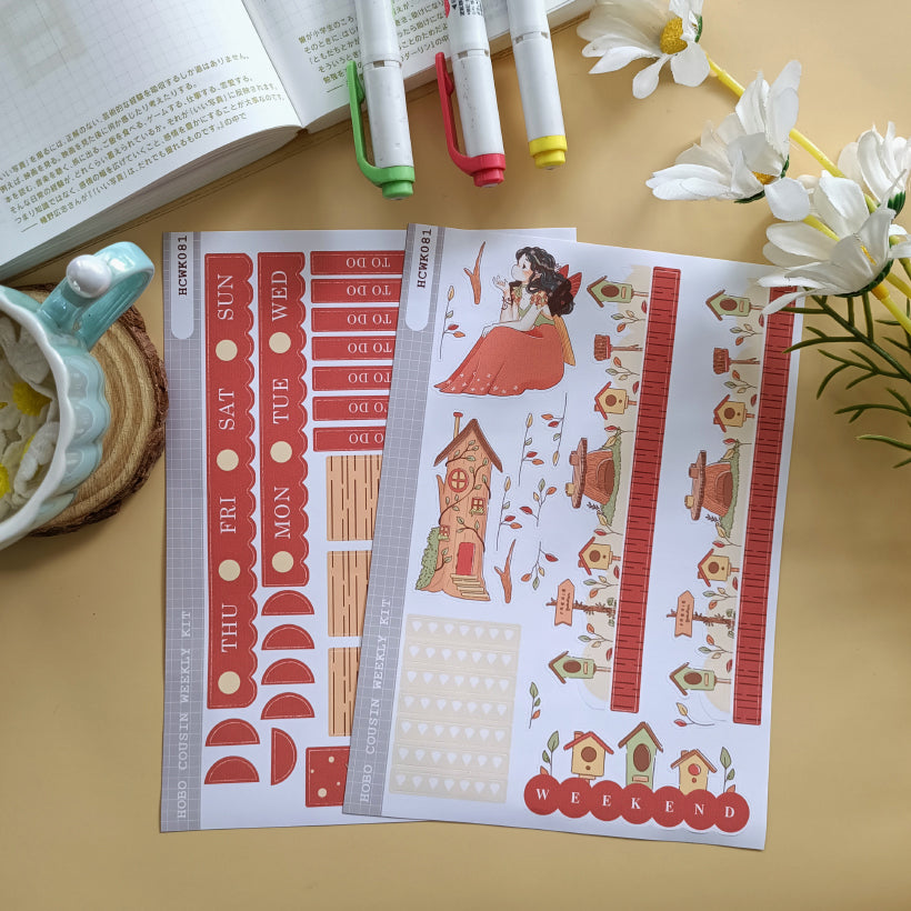 Magical | Fairy Tales | Hobonichi Cousin Weekly Kit - hcwk081