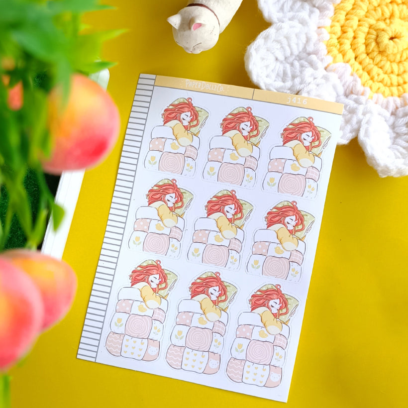 Cozy Sweet Dreams Just Dolls Stickers | J416