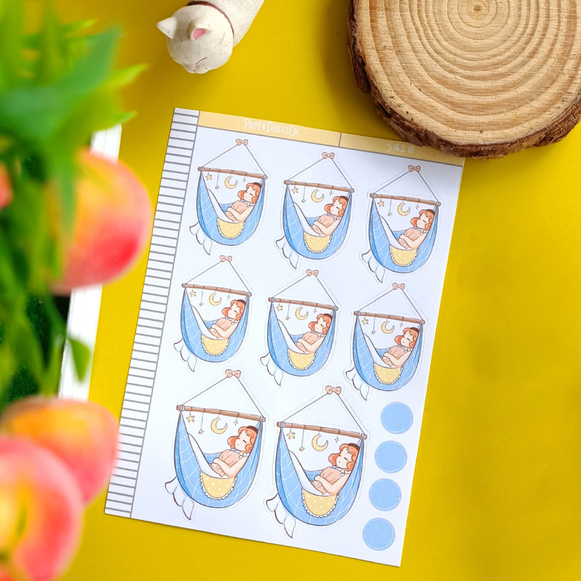Serene Sweet Dreams Just Dolls Stickers | J418