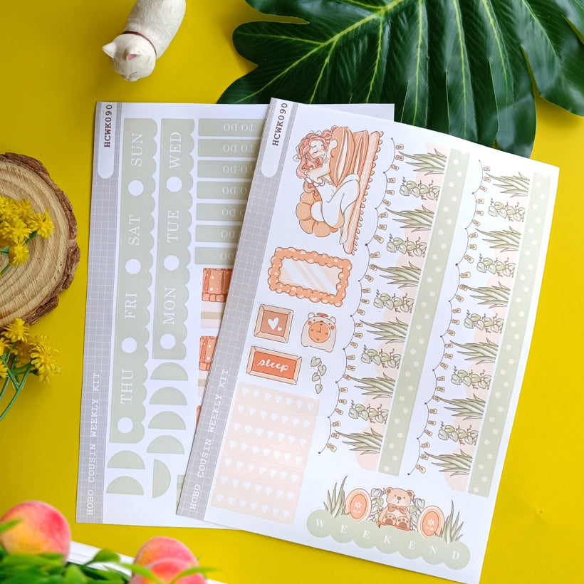 Placid Sweet Dreams Hobonichi Cousin Weekly Kit - hcwk090