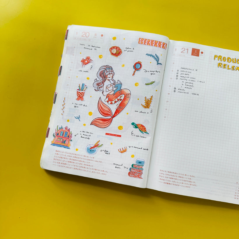 Bookish | The Modern Mermaids | Collections Stickers | C303