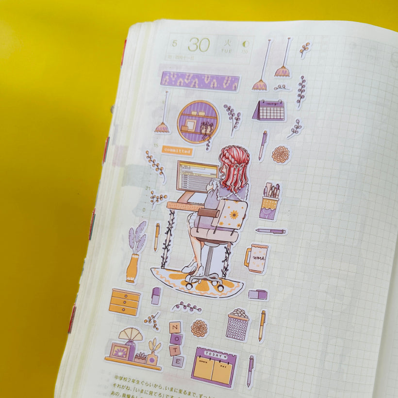 Committed | Working Women | Collections Stickers | C318
