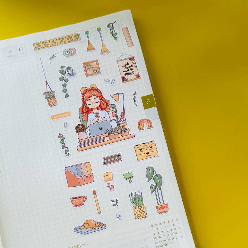 Diligent | Working Women | Collections Stickers | C317