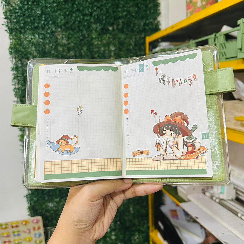 Enchanter Enchanted Hobonichi A6 Daily Sticker Kit - a001