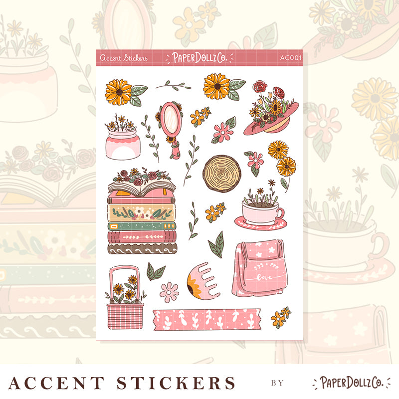 Accent Sticker | PaperDollzCo | ac001