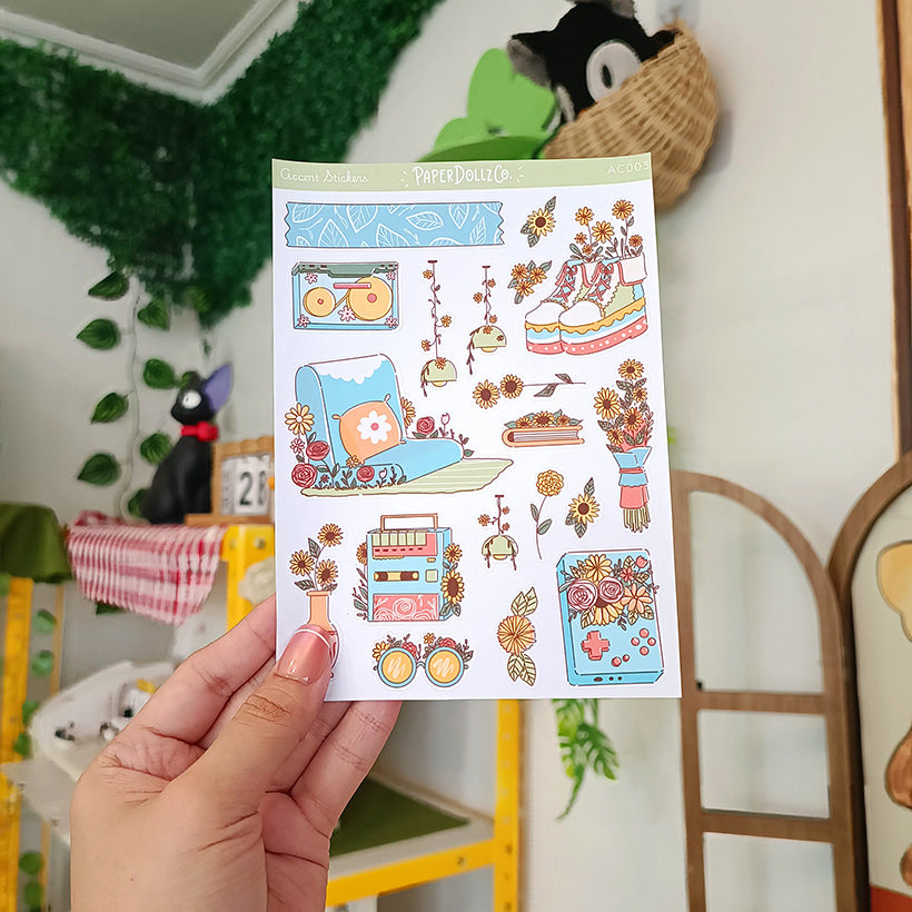 Accent Sticker | PaperDollzCo | ac003