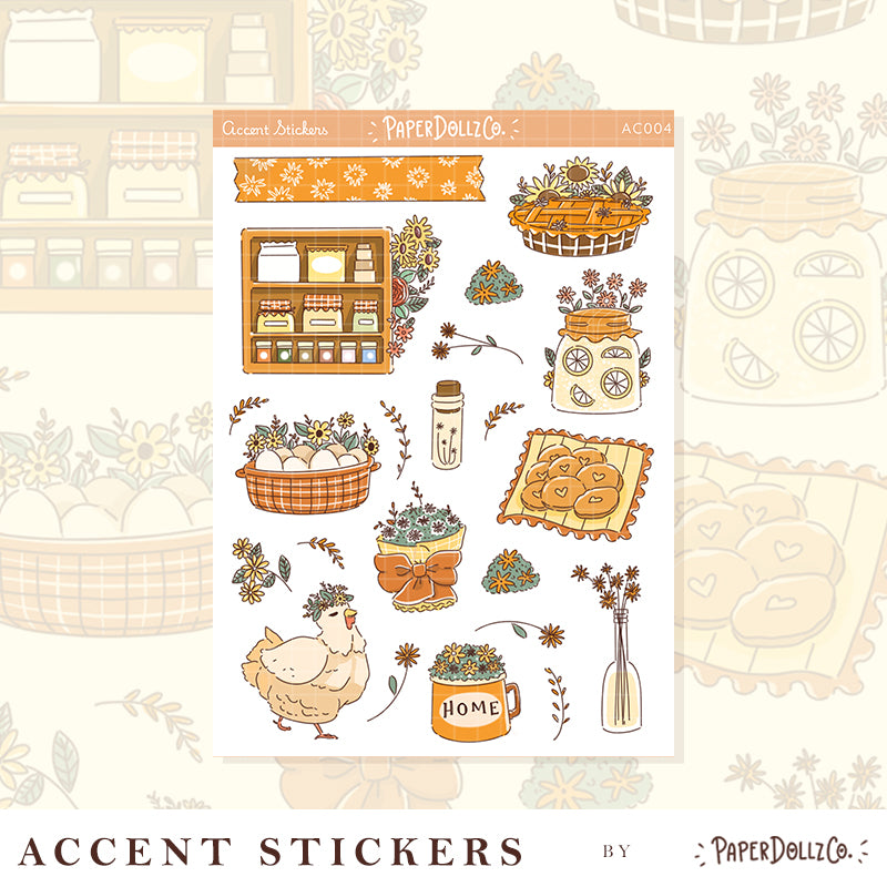 Accent Sticker | PaperDollzCo | ac004