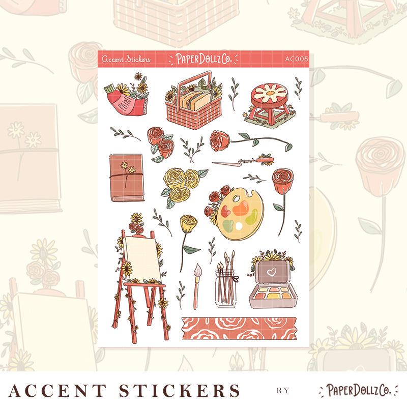 Accent Sticker | PaperDollzCo | ac005