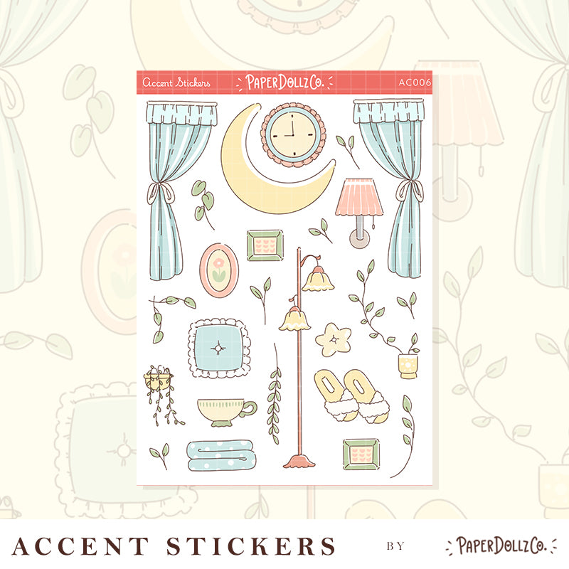 Accent Sticker | PaperDollzCo | ac006