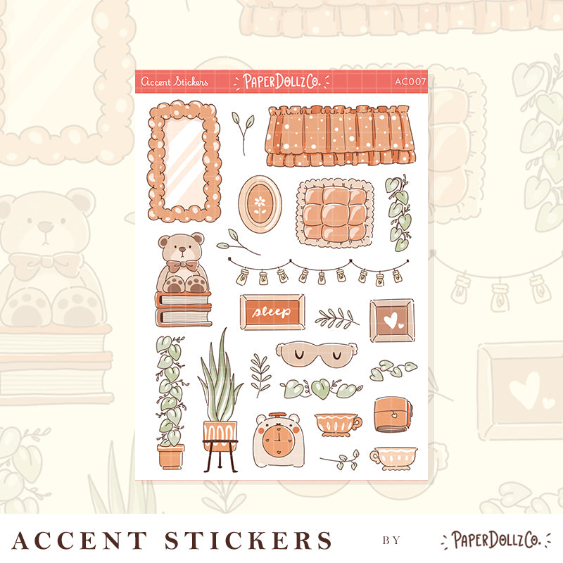 Accent Sticker | PaperDollzCo | ac007