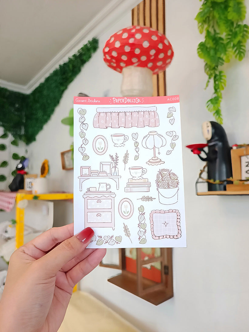 Accent Sticker | PaperDollzCo | ac008