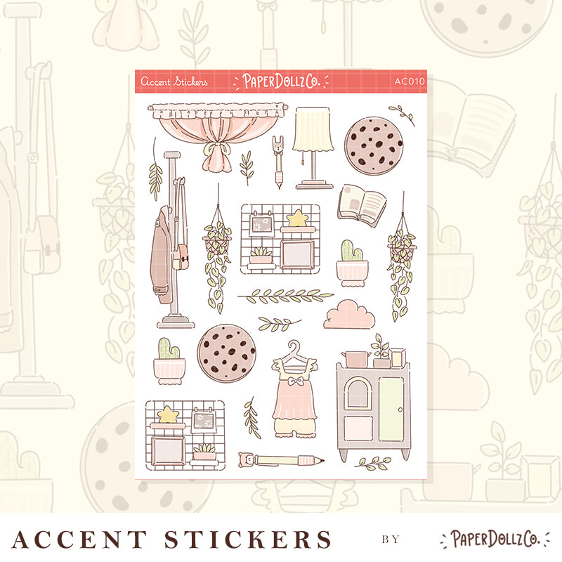 Accent Sticker | PaperDollzCo | ac010