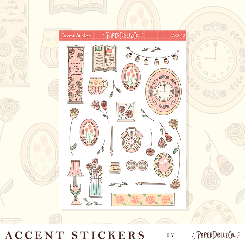 Accent Sticker | PaperDollzCo | ac012