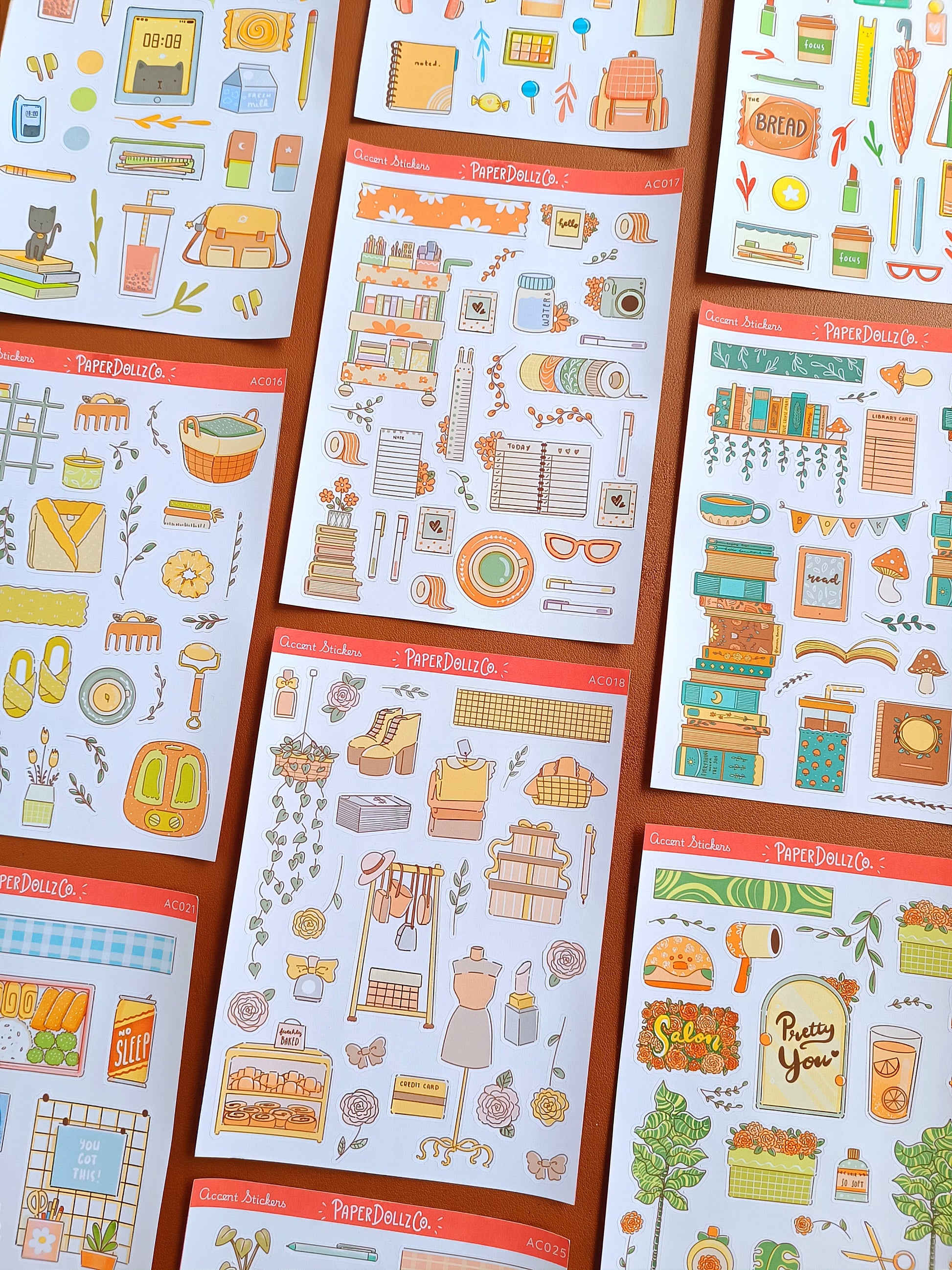 Shopping | Accent Sticker | PaperDollzCo | ac017