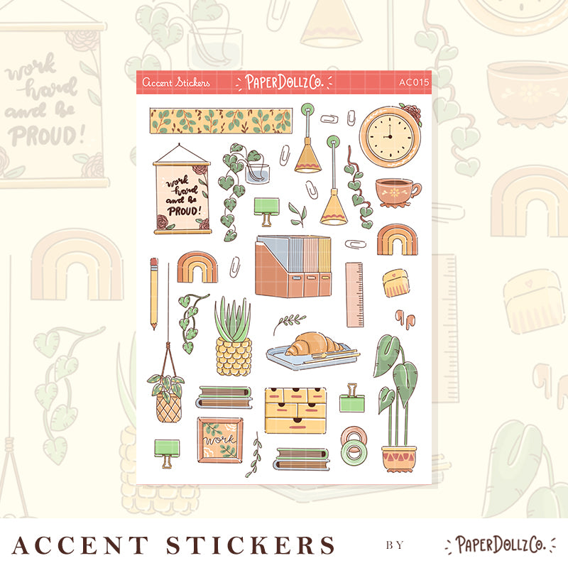 Accent Sticker | PaperDollzCo | ac015