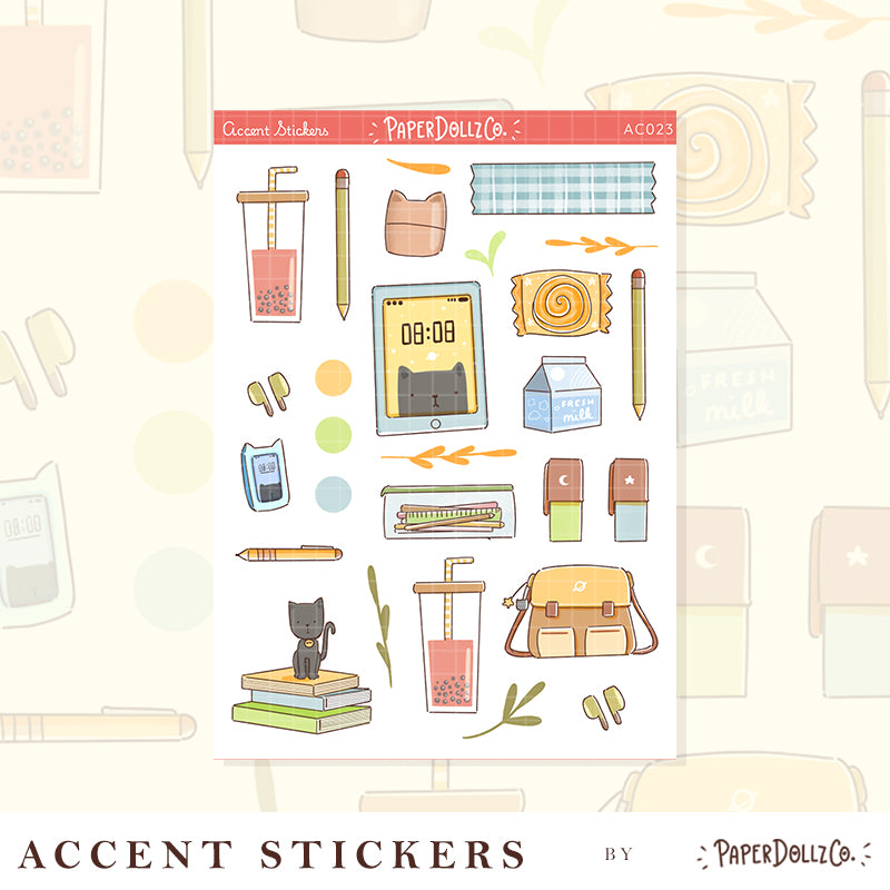 Accent Sticker | PaperDollzCo | ac023