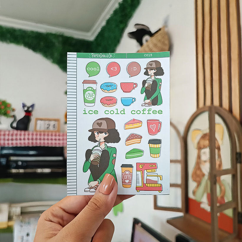 Ice Cold Coffee | Collections Sticker | C015