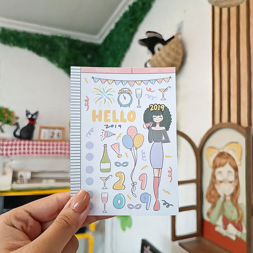 2019 New Year | Collections Sticker | C064
