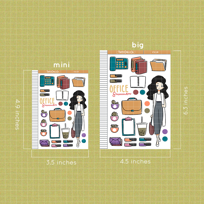 Summer Office Fashion | Collections Sticker | C119