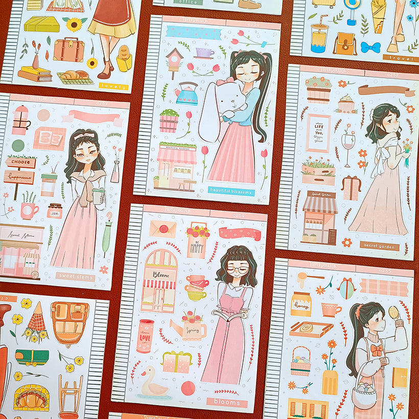 Beautiful Blossoms | Shades of Pink | Collections Stickers | C256