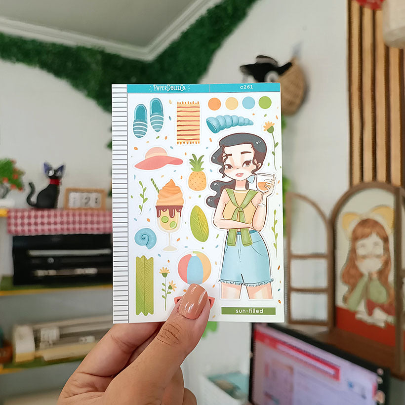 Sun-filled | Summer Princess | Collections Stickers | C261