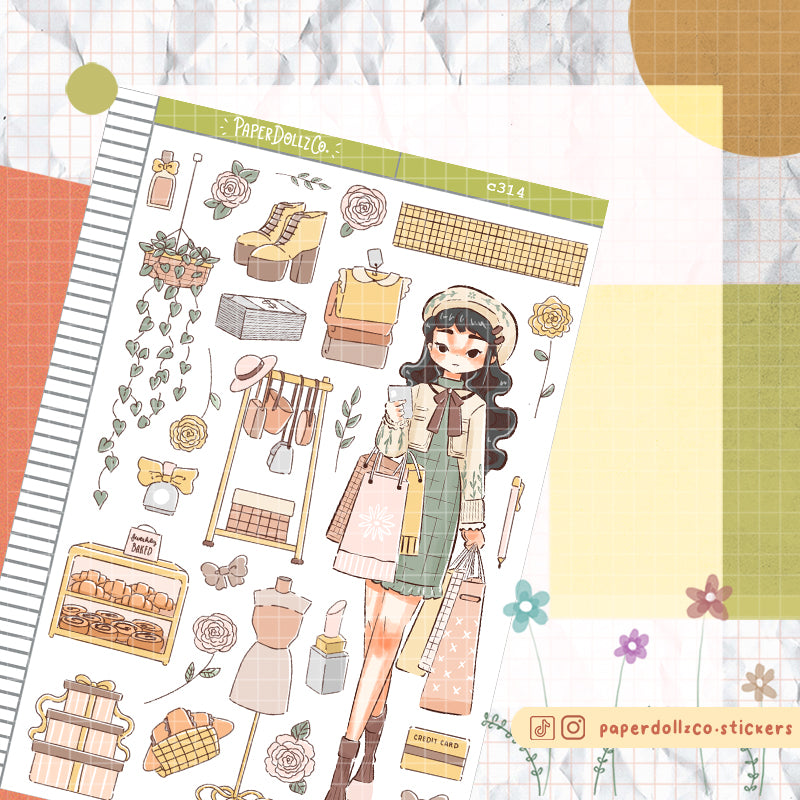 Shopping | Love Yourself | Collections Stickers | C314