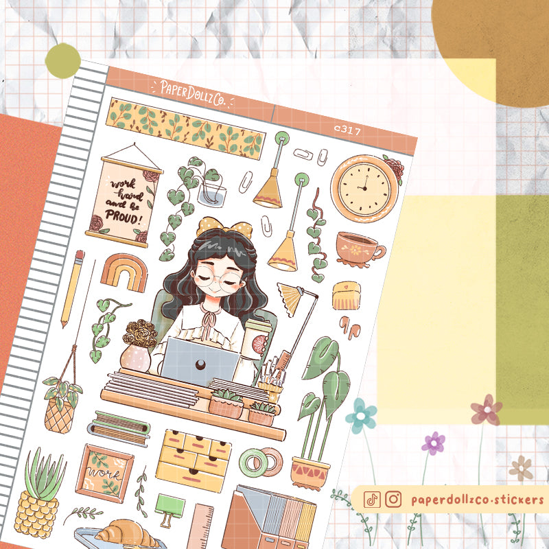 Diligent | Working Women | Collections Stickers | C317