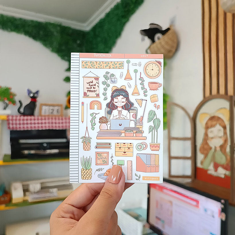 Diligent | Working Women | Collections Stickers | C317
