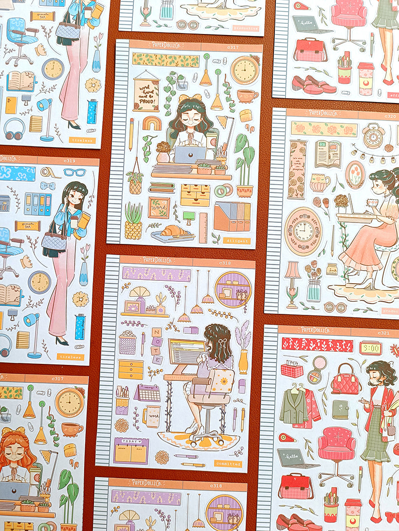 Tireless | Working Women | Collections Stickers | C319