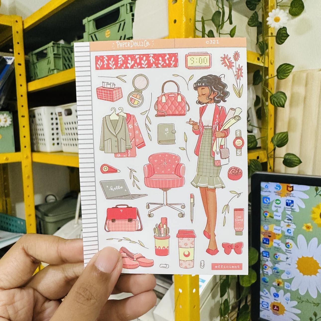 Efficient | Working Women | Collections Stickers | C321
