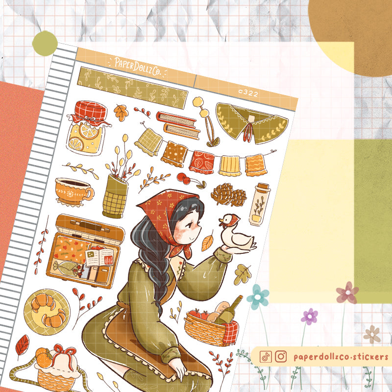 Pekin | Birds of Autumn | Collections Stickers | C322