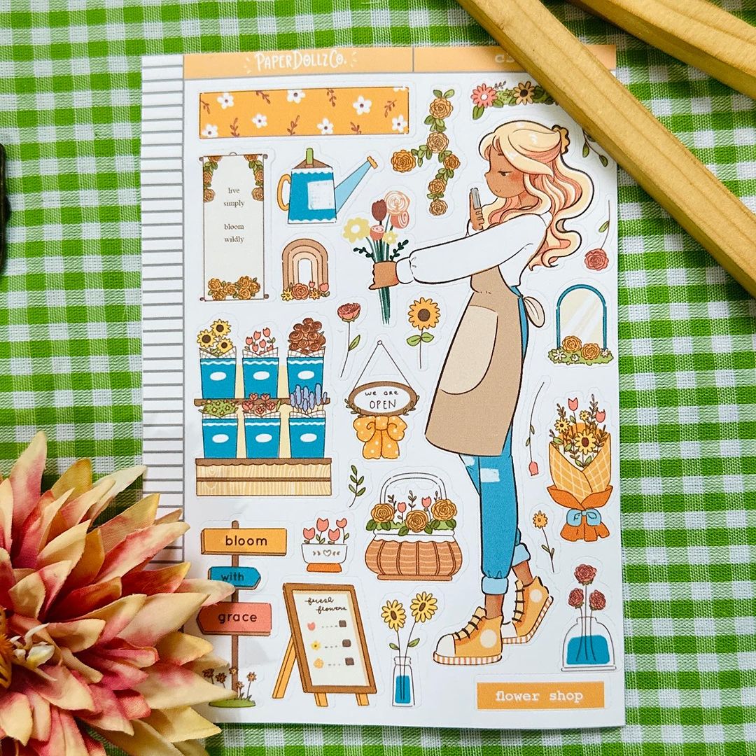 Flower Shop | True Passion | Collections Stickers | C327
